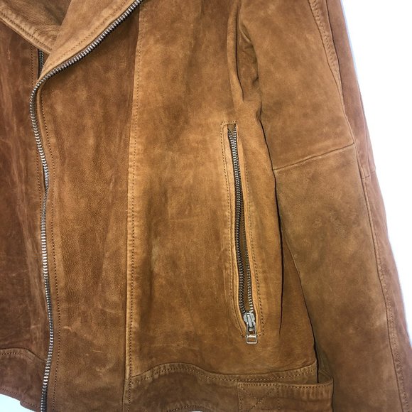 NEW W TAGS! Wilsons Leather M XL Distressed Suede - Picture 4 of 16